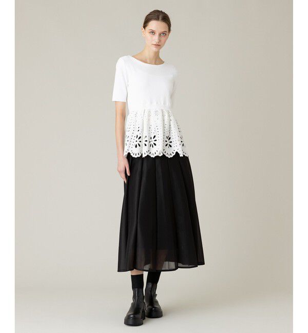 LOULOU WILLOUGHBY「【LOULOU WILLOUGHBY】アイレットレースペプラムプルオーバー」|その他|