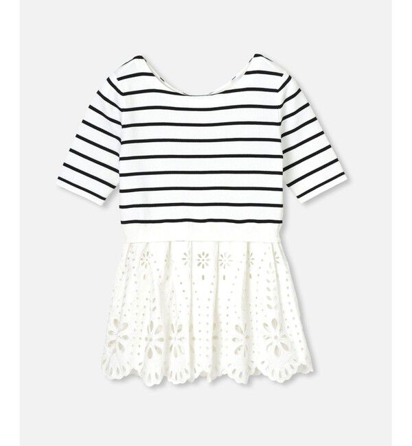 LOULOU WILLOUGHBY「【LOULOU WILLOUGHBY】アイレットレースペプラムプルオーバー」|その他|