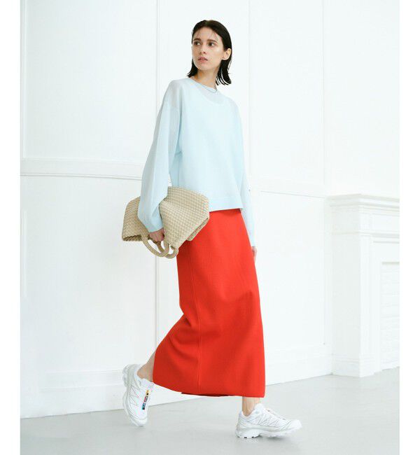 allureville「スポンディッシュシアー2WAYプルオーバー」|ニット・セーター|