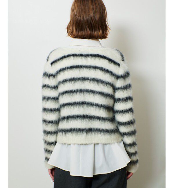 allureville「シャギーニットカーディガン」|カーディガン|