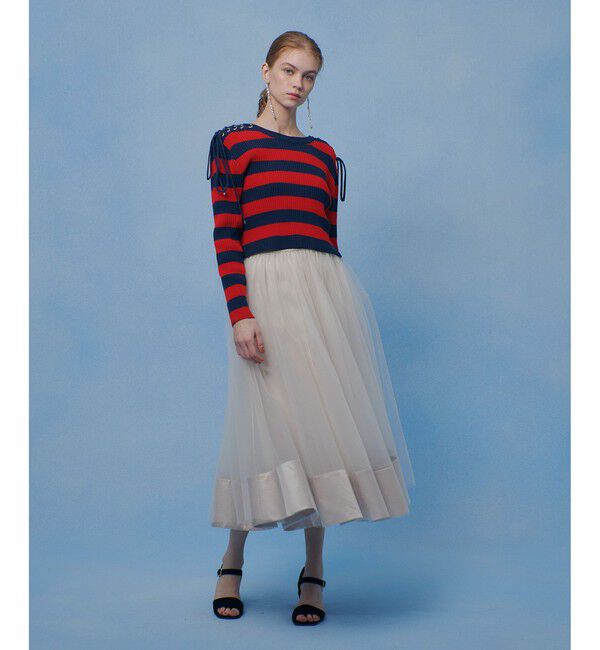 LOULOU WILLOUGHBY「【LOULOU WILLOUGHBY】チュールレイヤードスカート」|スカート|