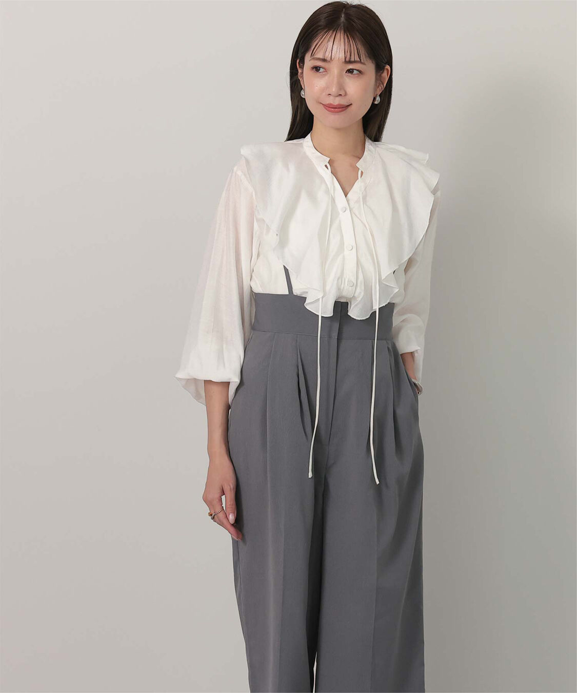 ur's「ラッフルデザインブラウス」|シャツ・ブラウス|