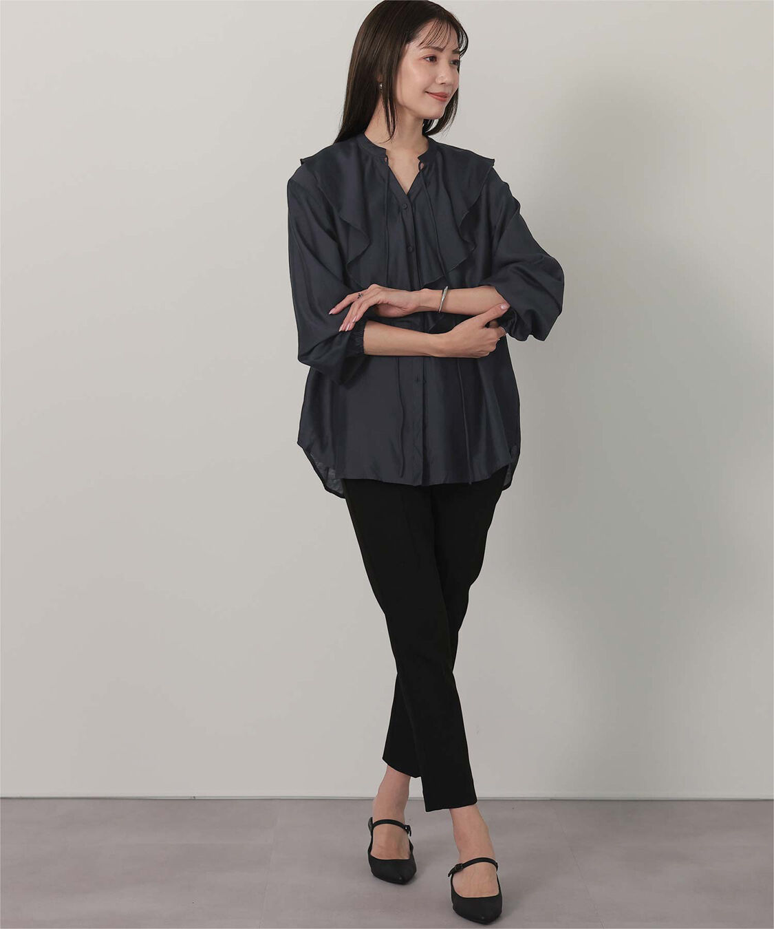 ur's「ラッフルデザインブラウス」|シャツ・ブラウス|