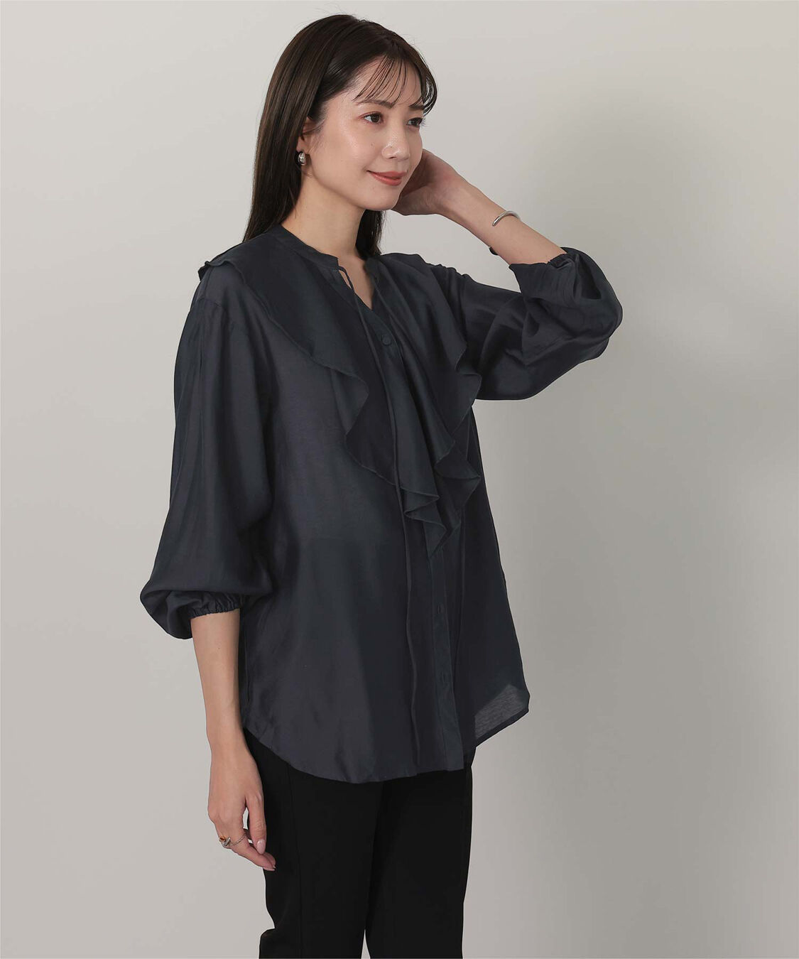 ur's「ラッフルデザインブラウス」|シャツ・ブラウス|