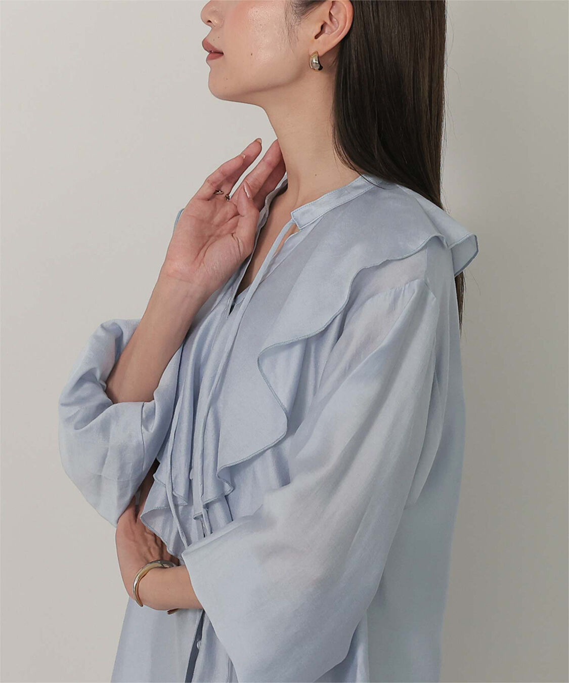 ur's「ラッフルデザインブラウス」|シャツ・ブラウス|