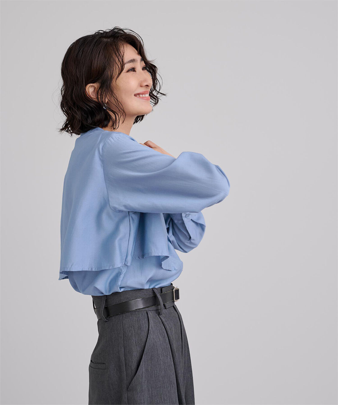 ur's「フライヨークバンドカラーシャツ」|シャツ・ブラウス|