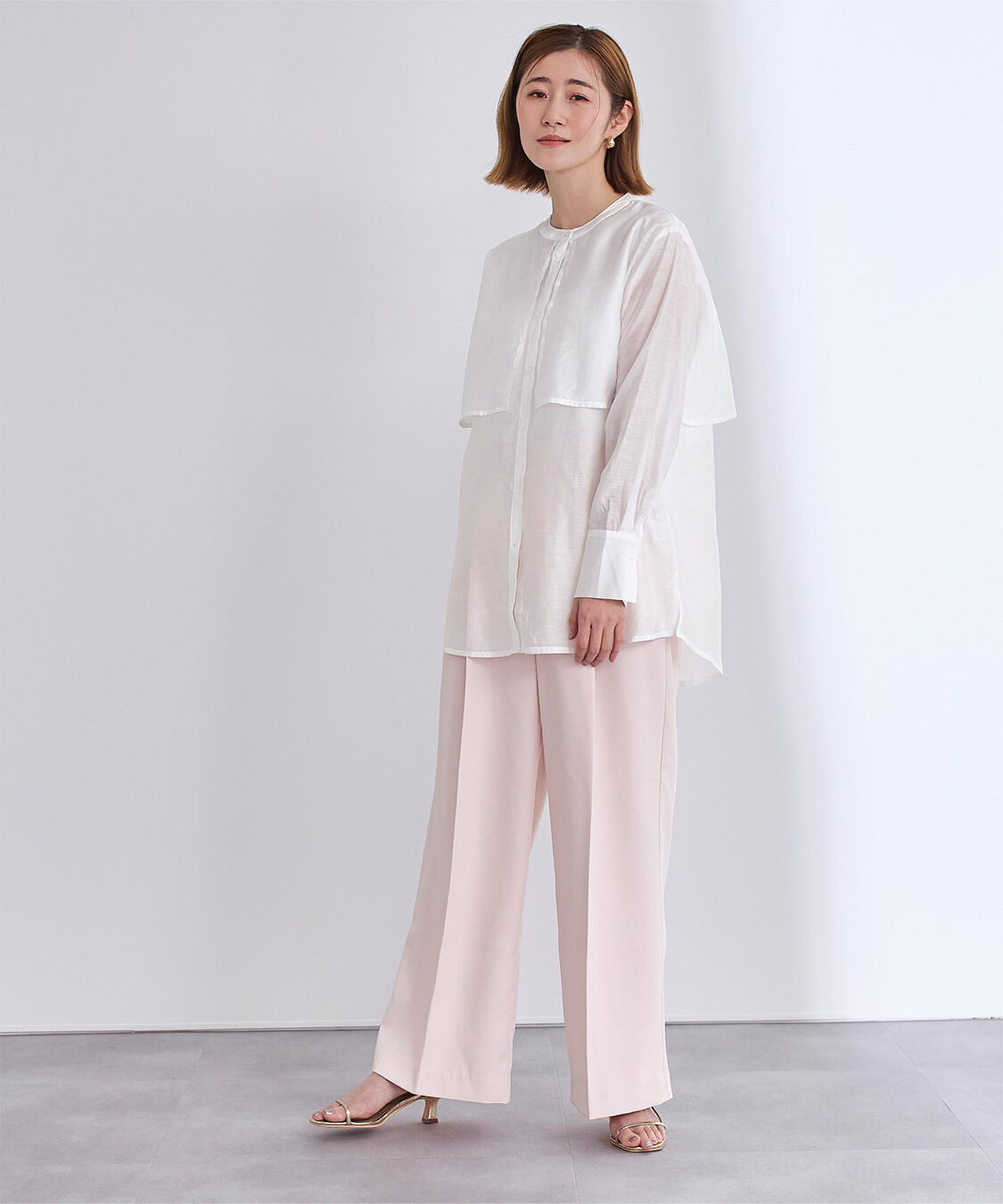 ur's「フライヨークバンドカラーシャツ」|シャツ・ブラウス|