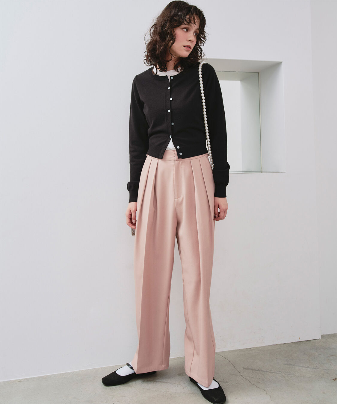 titivate「クルーネックニットカーディガン/トップス」|ニット・セーター|