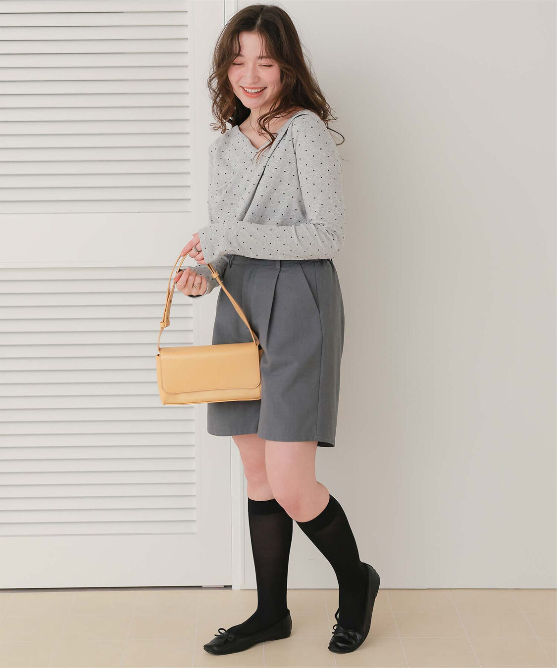 titivate「オフショルダーロングスリーブTシャツ」|Tシャツ・カットソー|