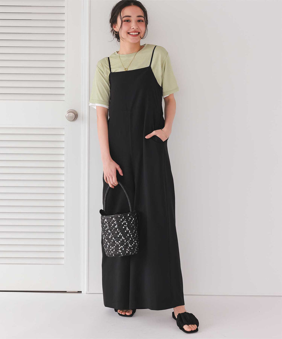 titivate「【赤埴奈津子さんS/Sコラボアイテム】ハーフスリーブシアーカットソートップス」|Tシャツ・カットソー|