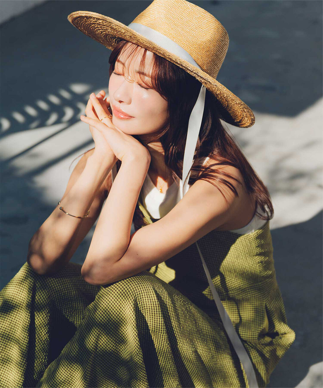 titivate「【赤埴奈津子さんS/Sコラボアイテム】バックデザインルーズキャミソールオールインワン」|オールインワン|