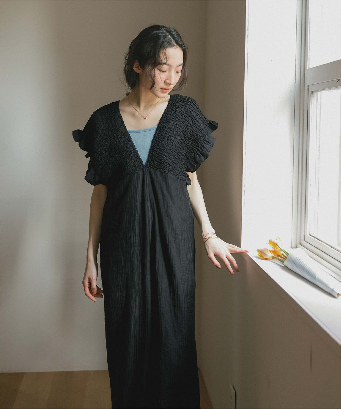 titivate「シャーリングフリルオールインワン」|オールインワン|