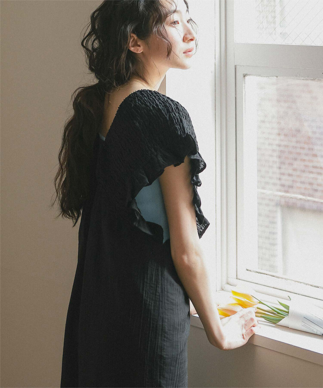 titivate「シャーリングフリルオールインワン」|オールインワン|