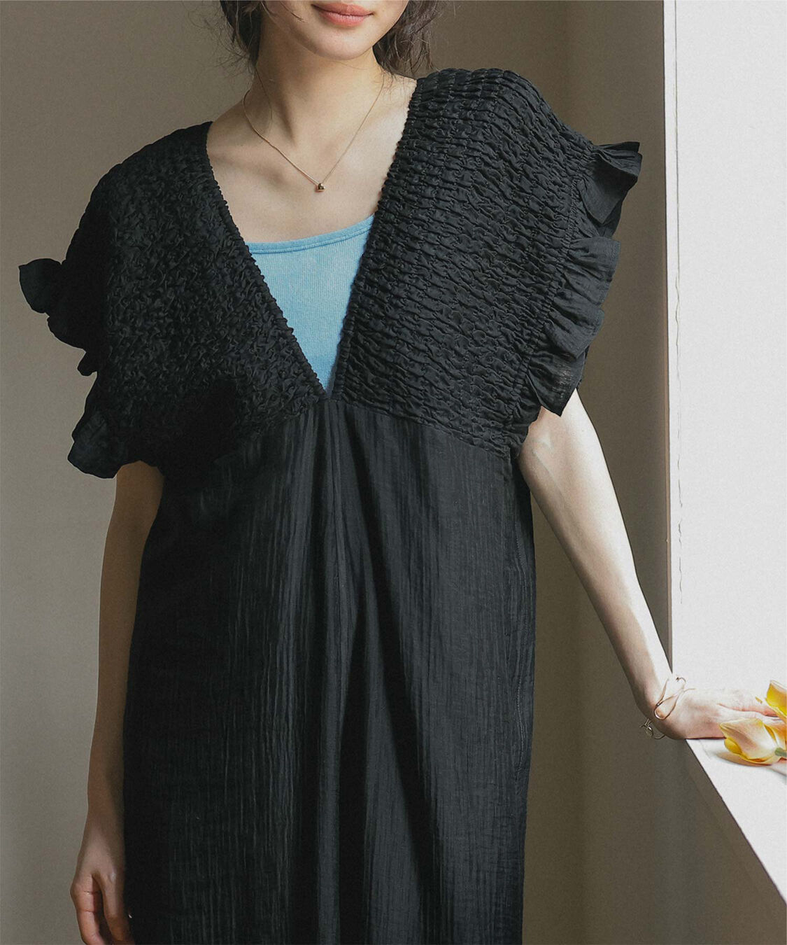 titivate「シャーリングフリルオールインワン」|オールインワン|