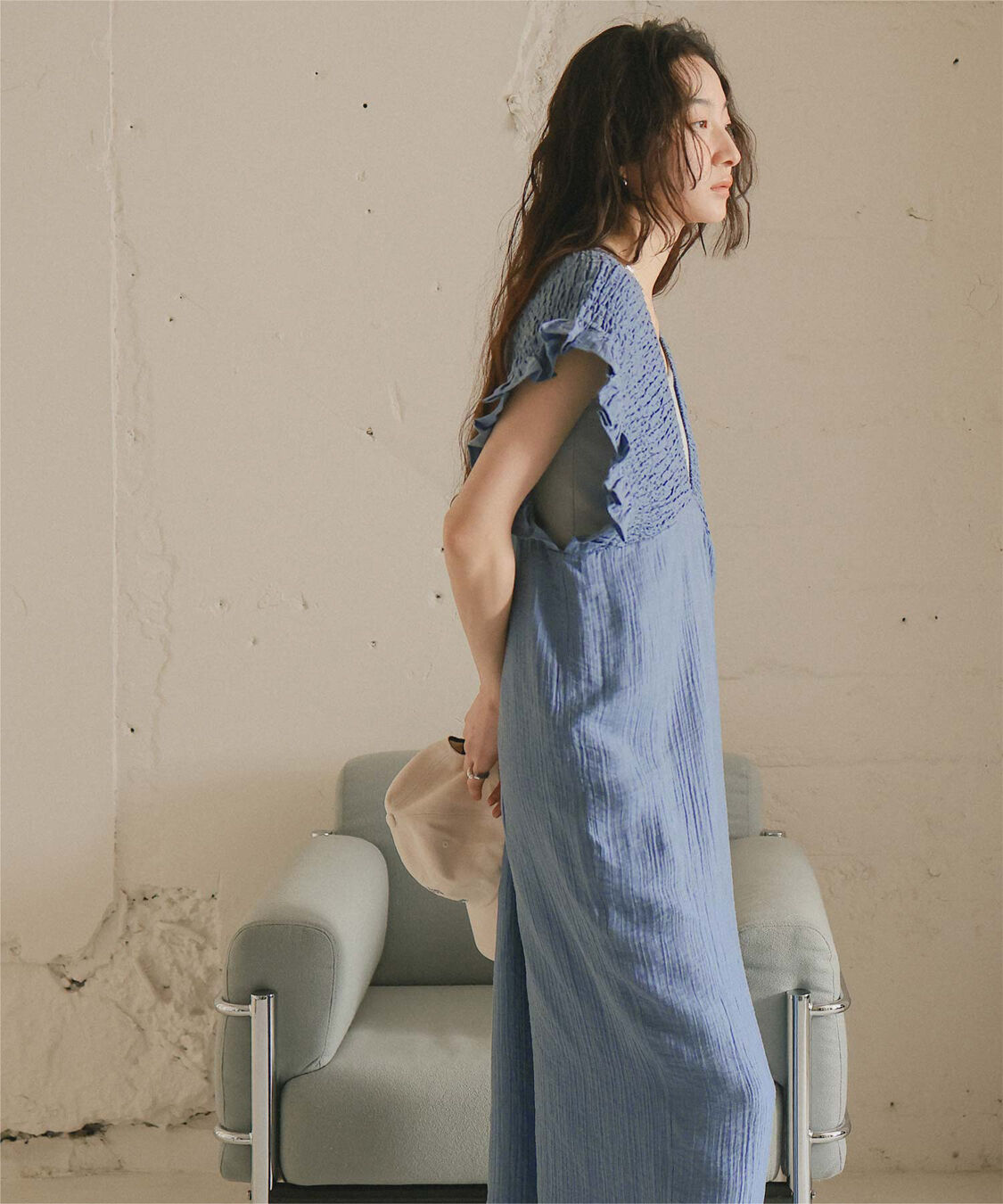 titivate「シャーリングフリルオールインワン」|オールインワン|