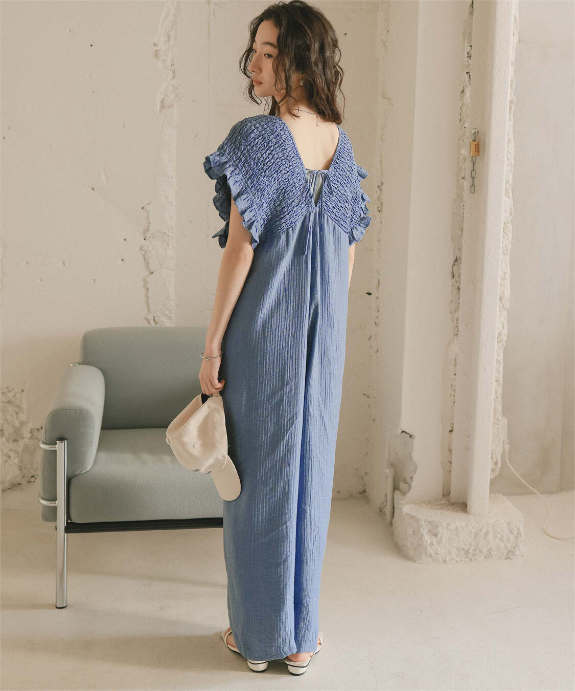 titivate「シャーリングフリルオールインワン」|オールインワン|