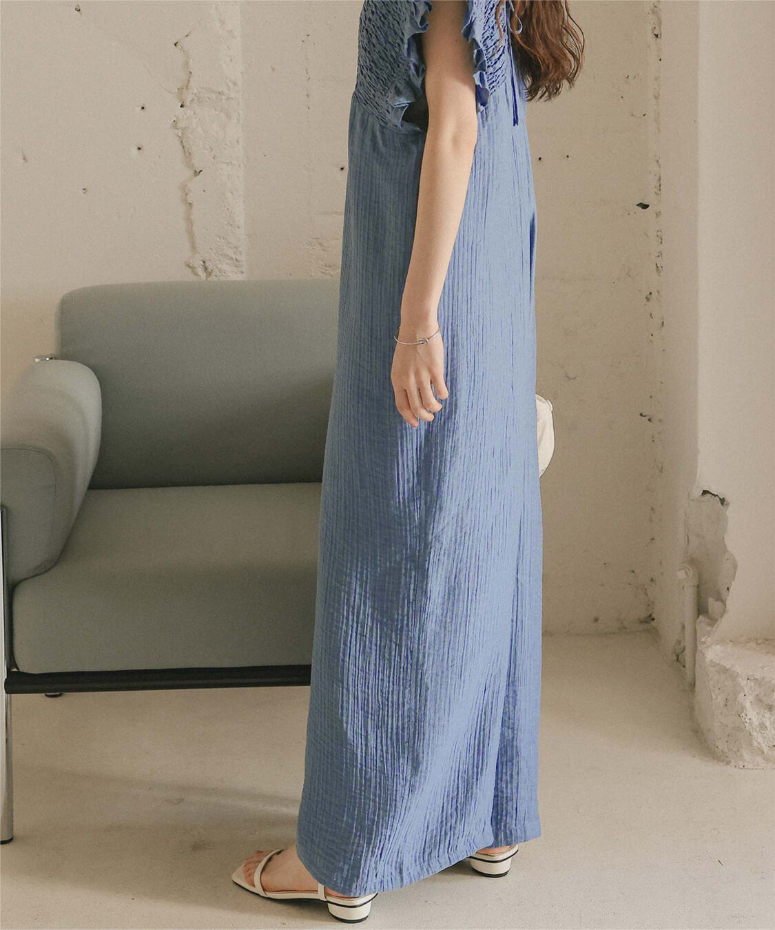 titivate「シャーリングフリルオールインワン」|オールインワン|