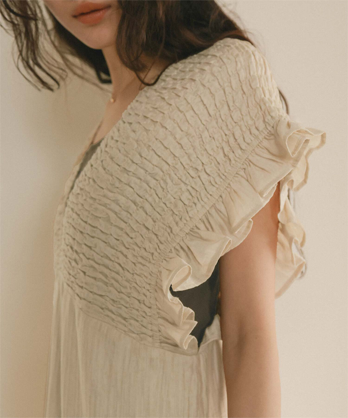 titivate「シャーリングフリルオールインワン」|オールインワン|