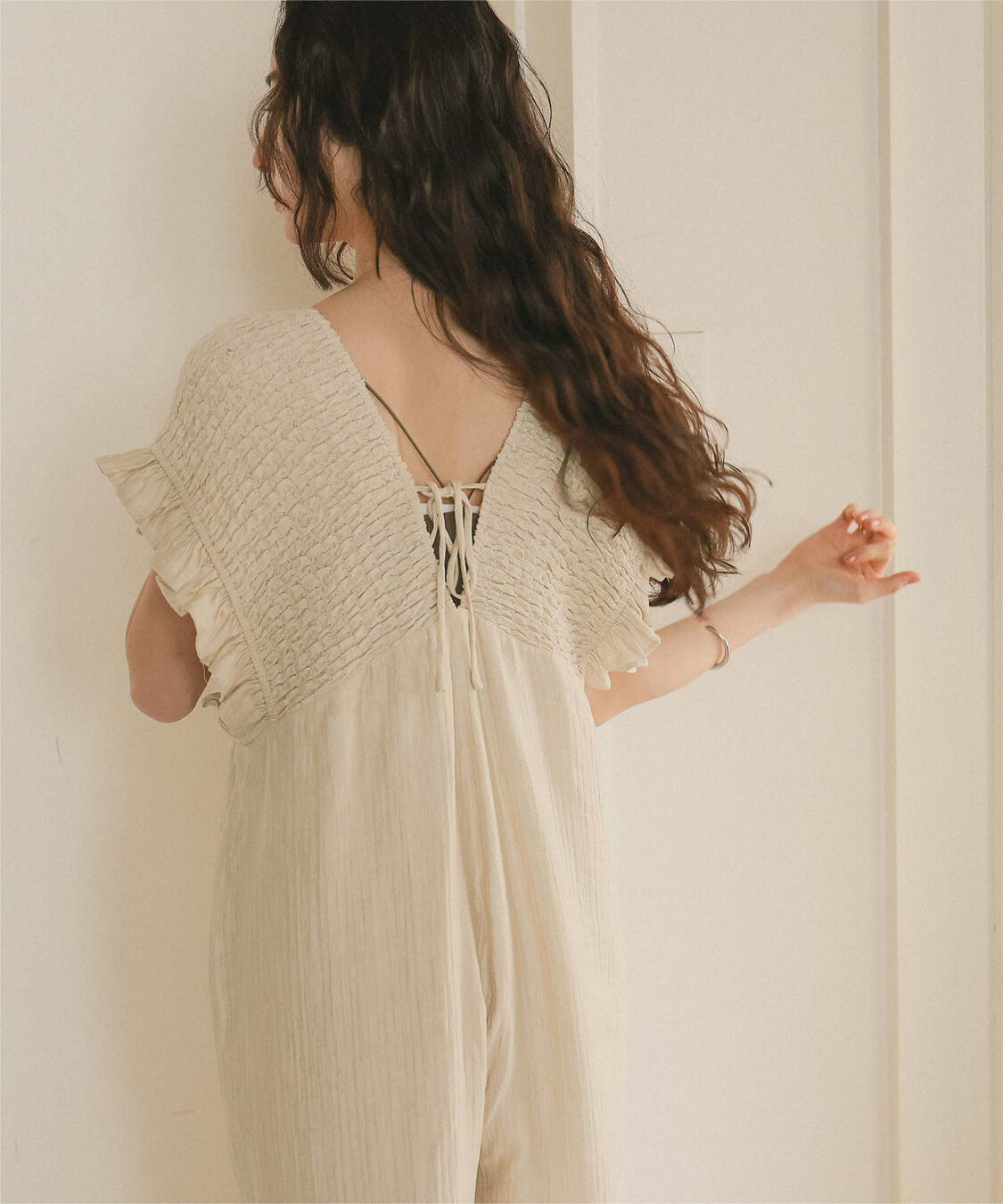 titivate「シャーリングフリルオールインワン」|オールインワン|