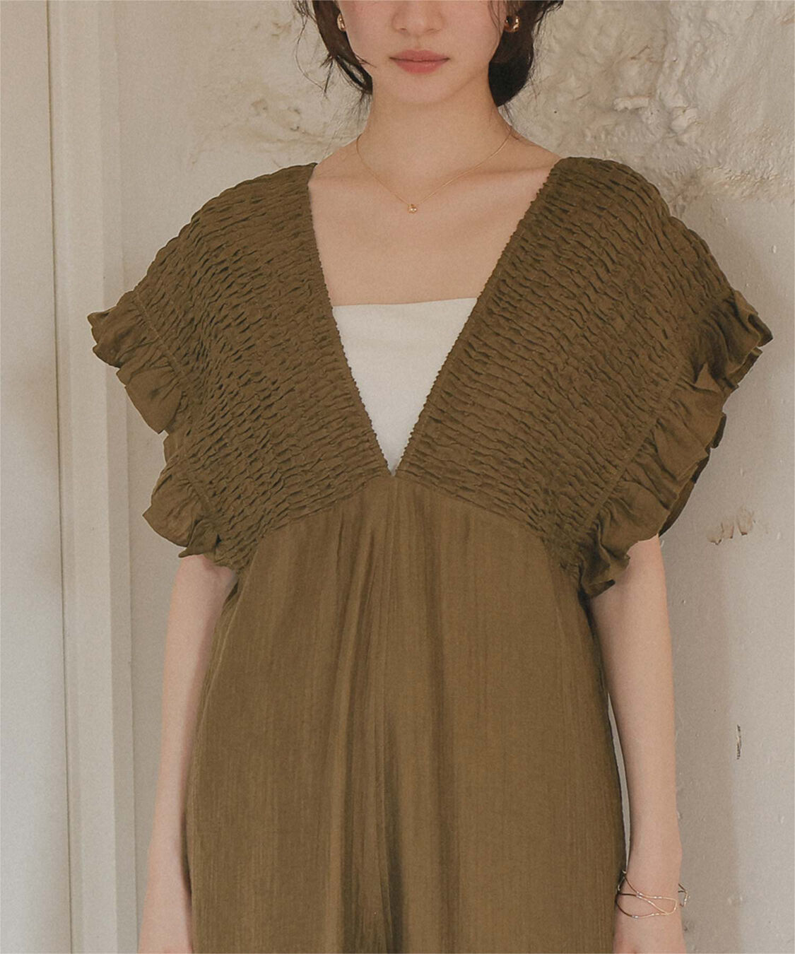 titivate「シャーリングフリルオールインワン」|オールインワン|