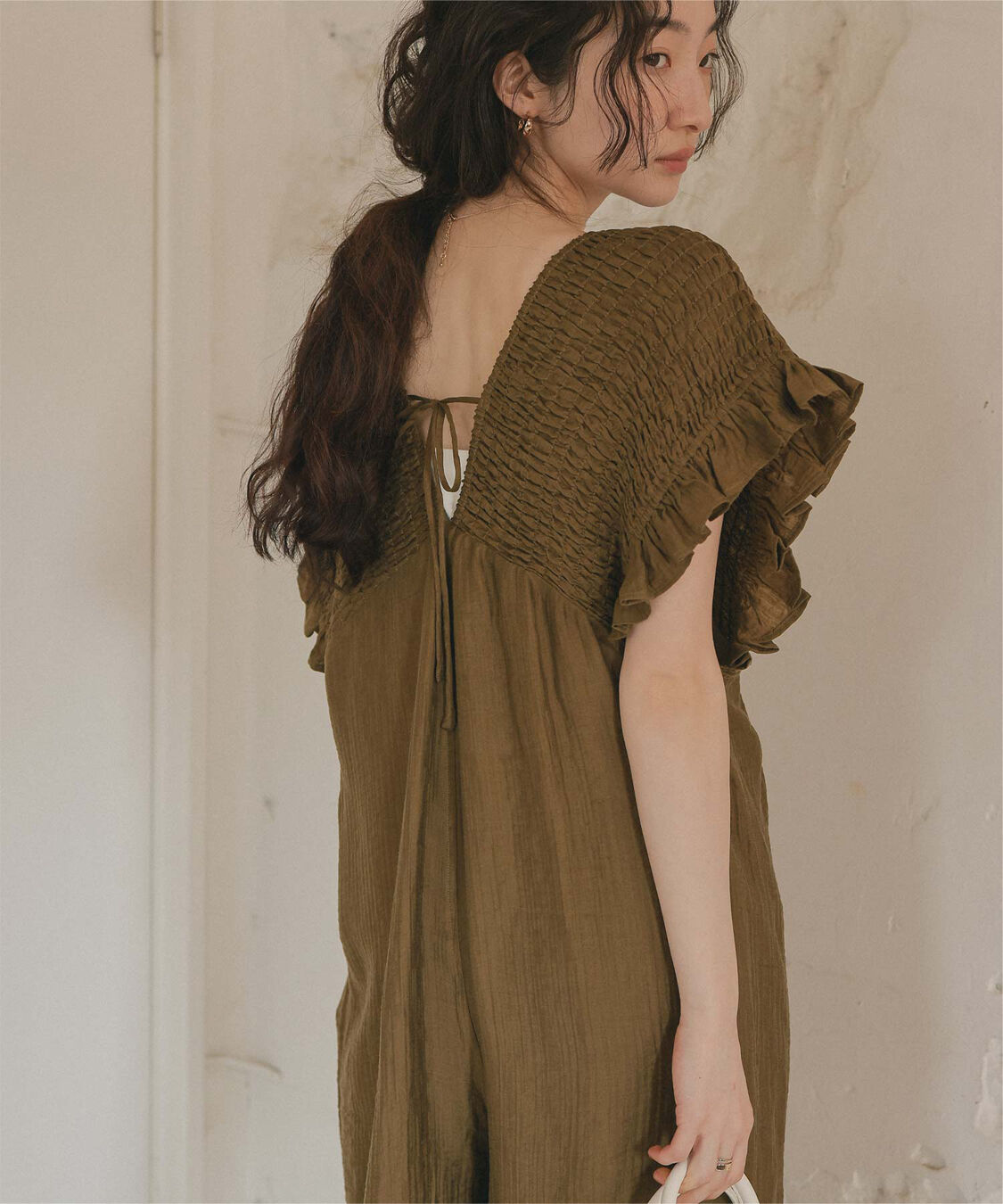 titivate「シャーリングフリルオールインワン」|オールインワン|