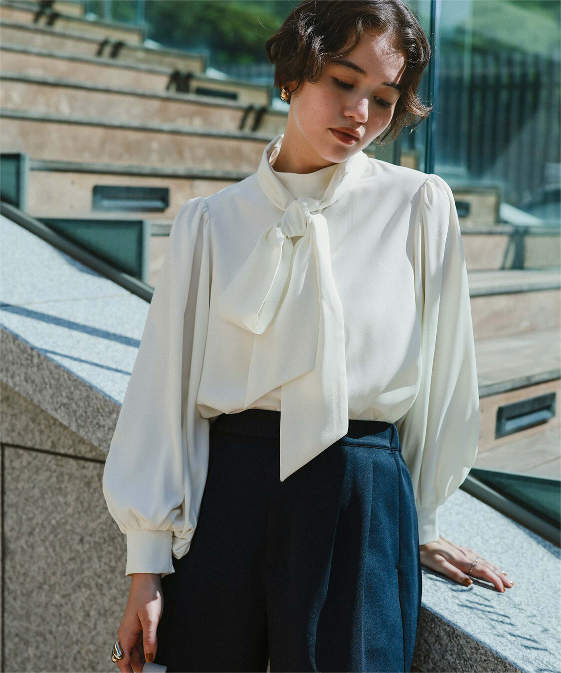 titivate「リボンボウタイブラウス」|シャツ・ブラウス|