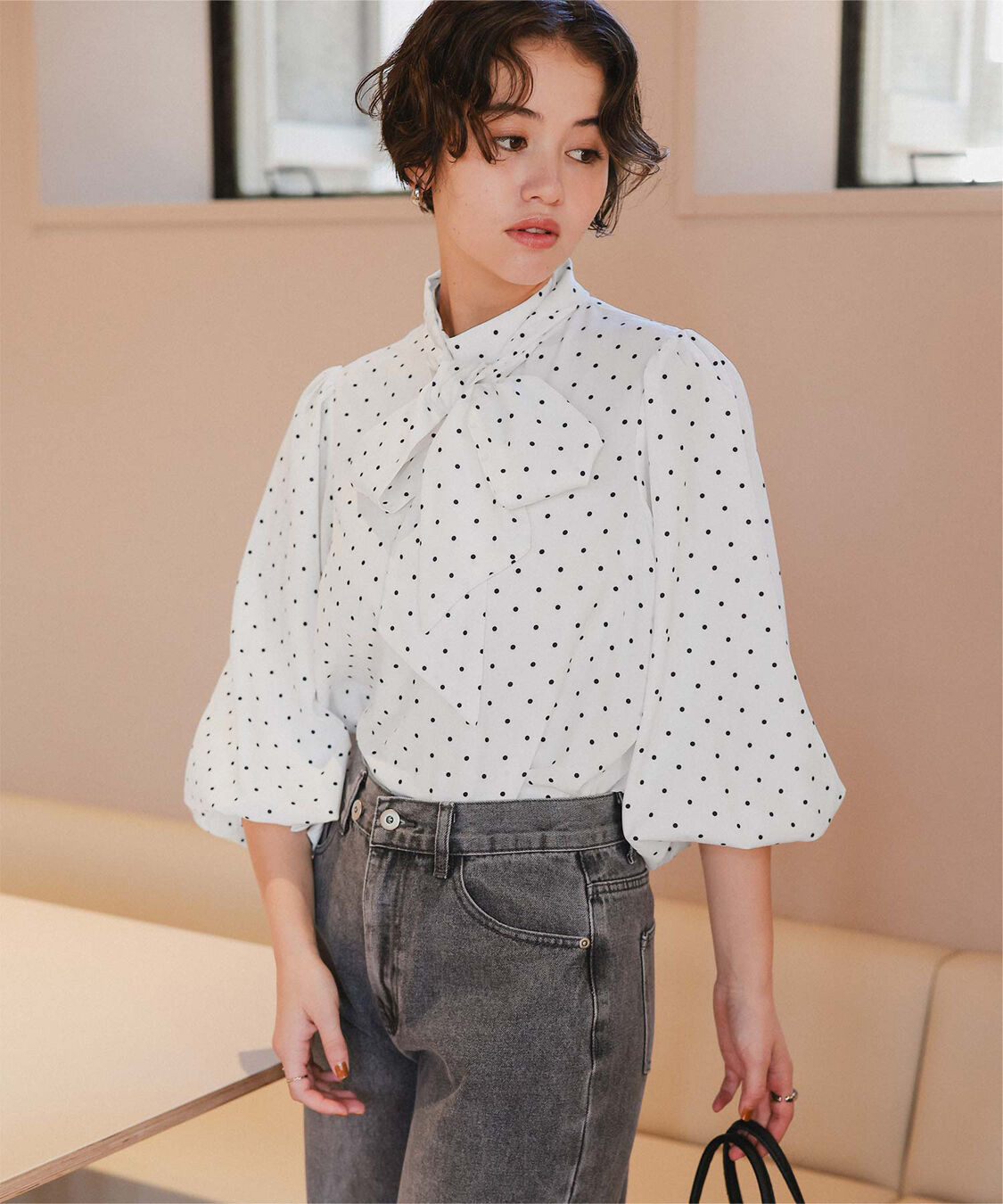 titivate「リボンボウタイブラウス」|シャツ・ブラウス|