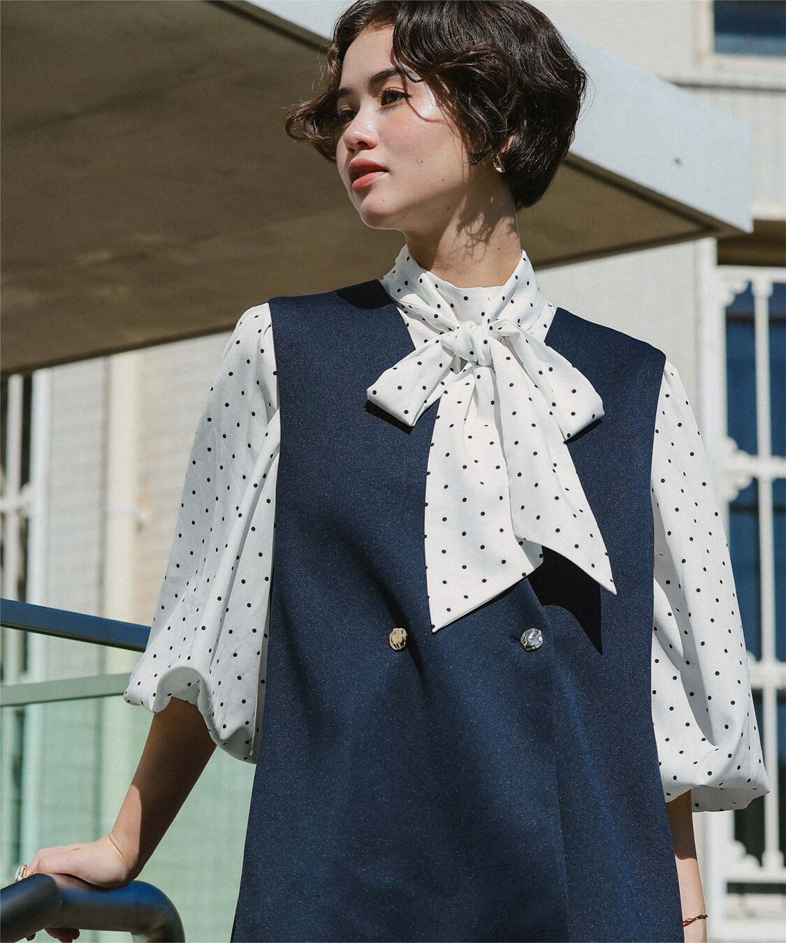 titivate「リボンボウタイブラウス」|シャツ・ブラウス|