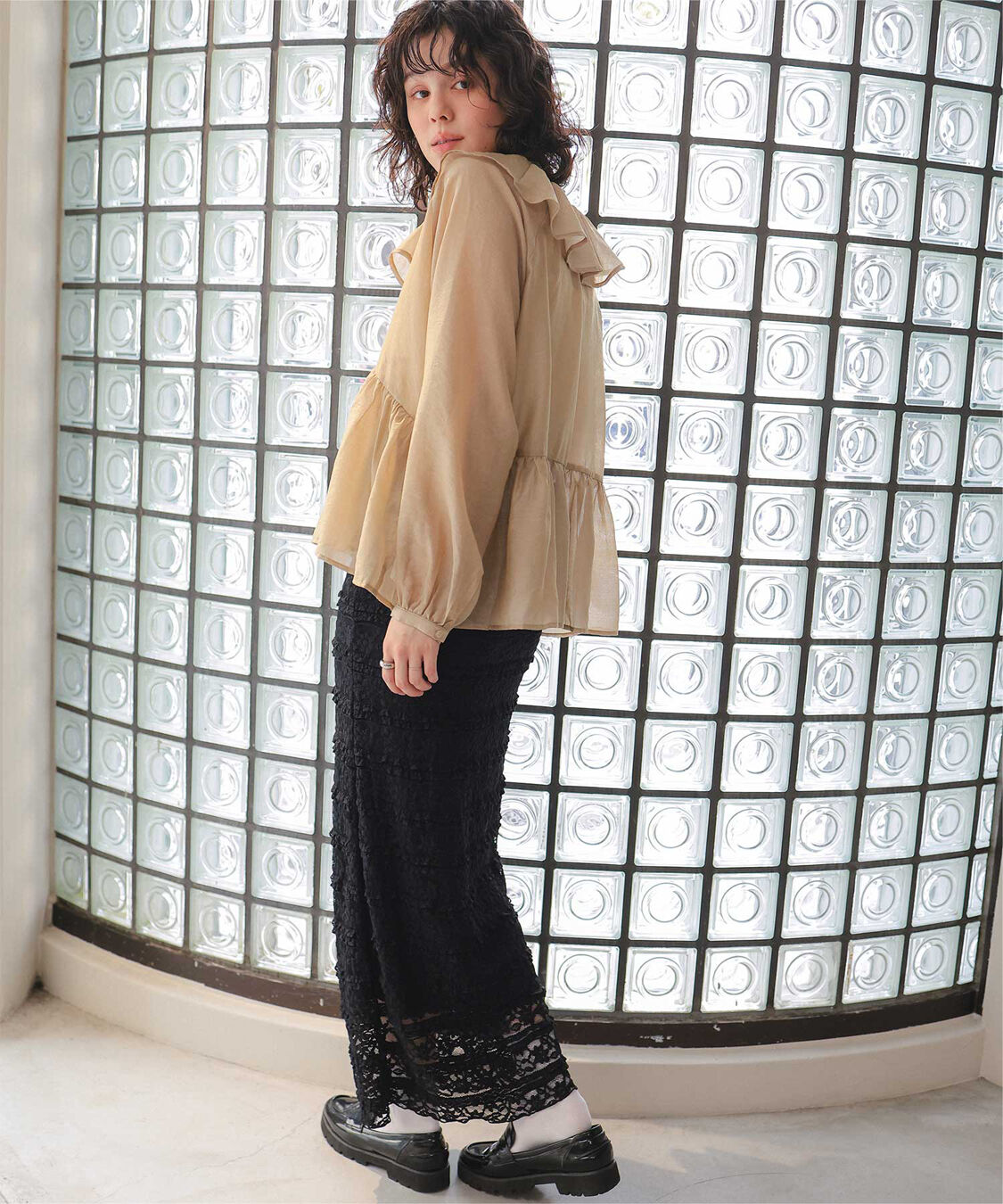 titivate「レースIラインスカート」|スカート|