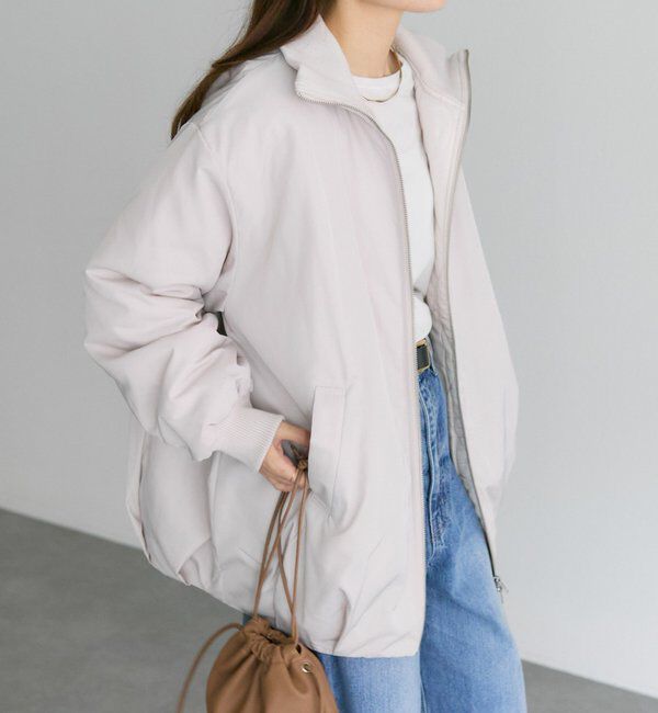  「中わたリブカラーブルゾン」|テーラードジャケット|