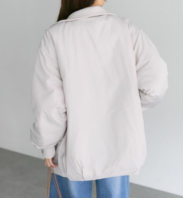  「中わたリブカラーブルゾン」|テーラードジャケット|