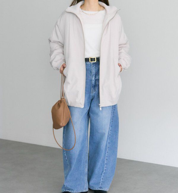  「中わたリブカラーブルゾン」|テーラードジャケット|