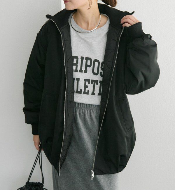  「中わたリブカラーブルゾン」|テーラードジャケット|