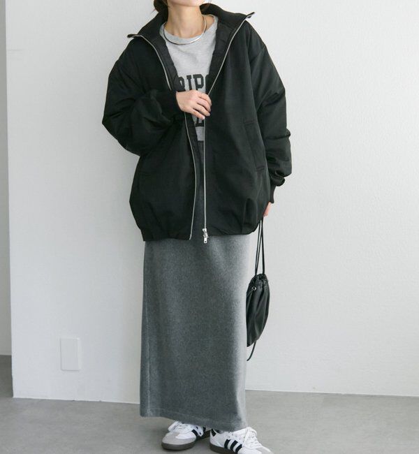  「中わたリブカラーブルゾン」|テーラードジャケット|