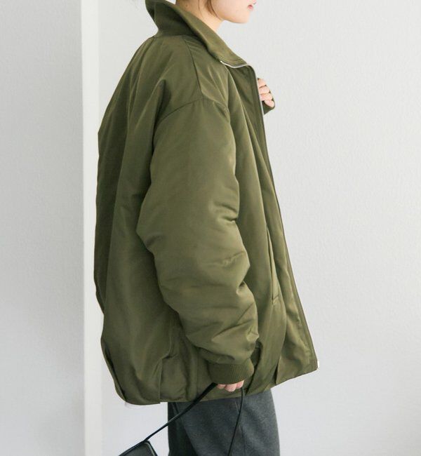  「中わたリブカラーブルゾン」|テーラードジャケット|