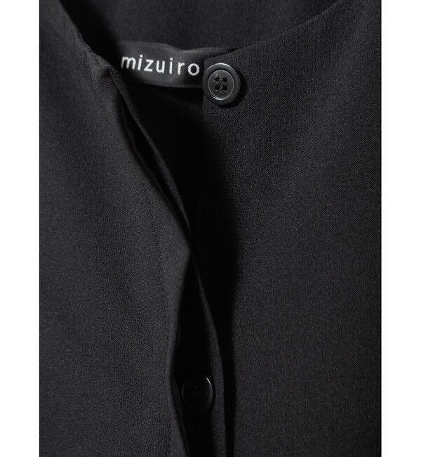 mizuiro ind「mizuiro ind フロントフライコクーンジレ」|ベスト・ジレ|