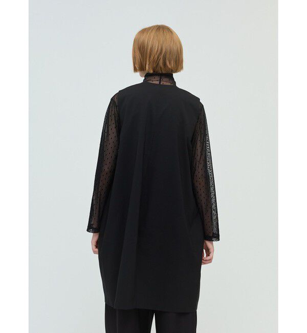 mizuiro ind「mizuiro ind フロントフライコクーンジレ」|ベスト・ジレ|