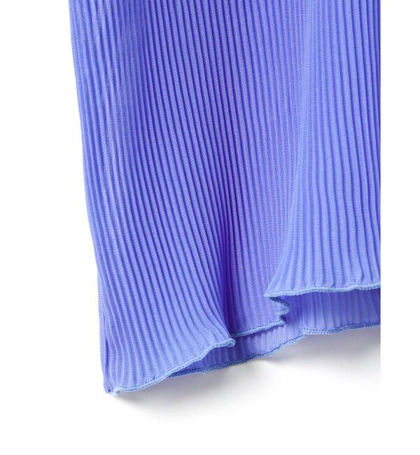 mizuiro ind「mizuiro ind プリーツクルーネックプルオーバー」|Tシャツ・カットソー|