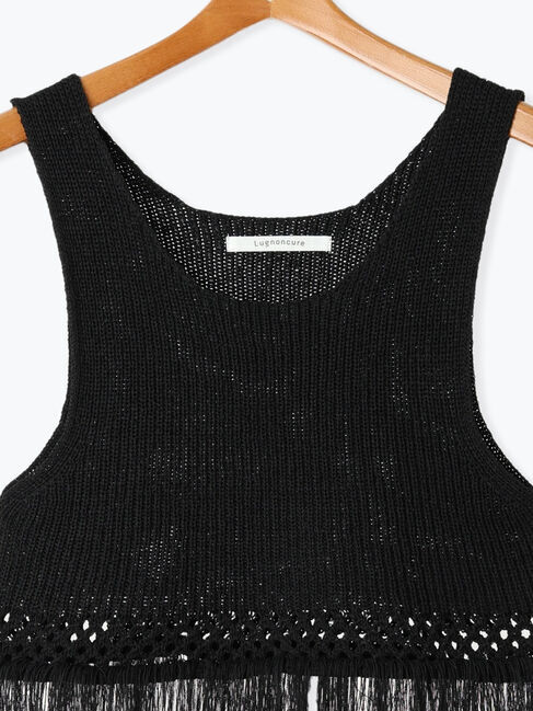 Lugnoncure「フリンジニットビスチェ」|ニット・セーター|