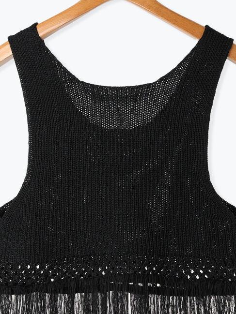 Lugnoncure「フリンジニットビスチェ」|ニット・セーター|