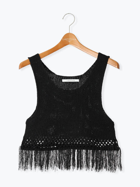 Lugnoncure「フリンジニットビスチェ」|ニット・セーター|