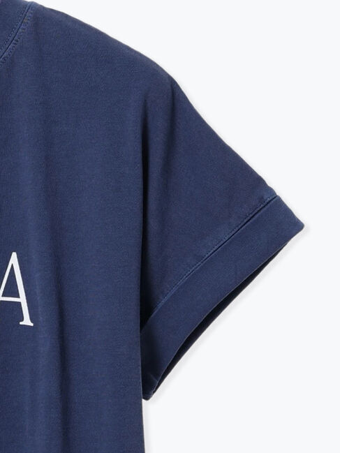 Lugnoncure「ピグメントロゴプリントTシャツ」|Tシャツ・カットソー|