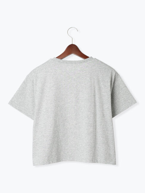 Te chichi TERRASSE「【接触冷感】レース刺繍クロップドTシャツ」|Tシャツ・カットソー|