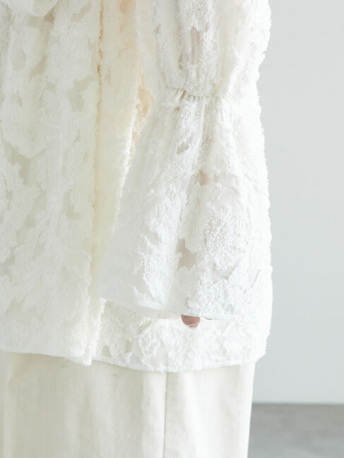 Te chichi「【宮本茉由着用】カットジャガードチュニックブラウス」|シャツ・ブラウス|