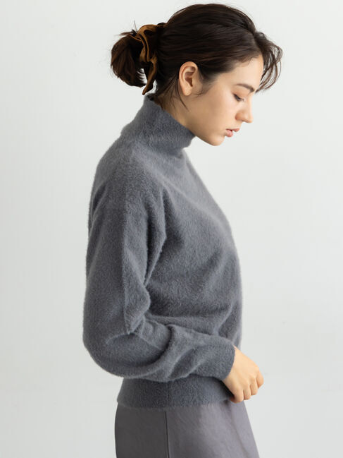 Te chichi「【宮本茉由着用】ハイネックフェザーニット」|ニット・セーター|