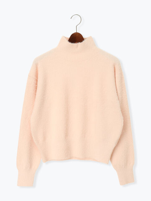 Te chichi「【宮本茉由着用】ハイネックフェザーニット」|ニット・セーター|