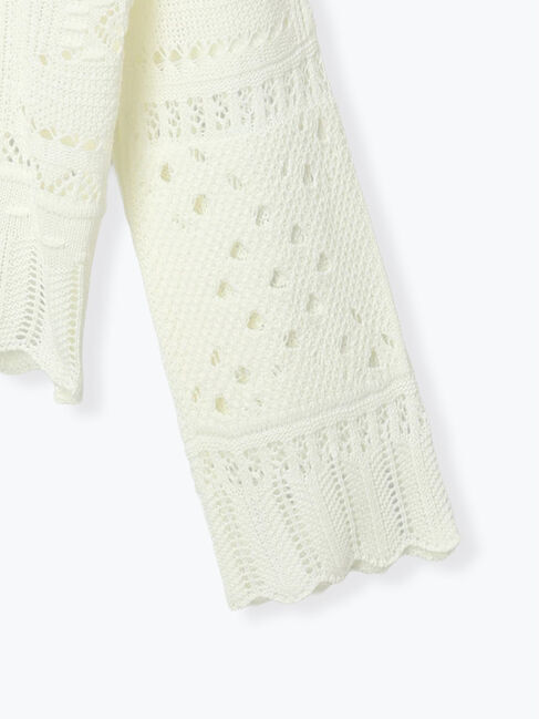 Te chichi「【Atelier ChouChou】クロシェライクレースニット」|ニット・セーター|