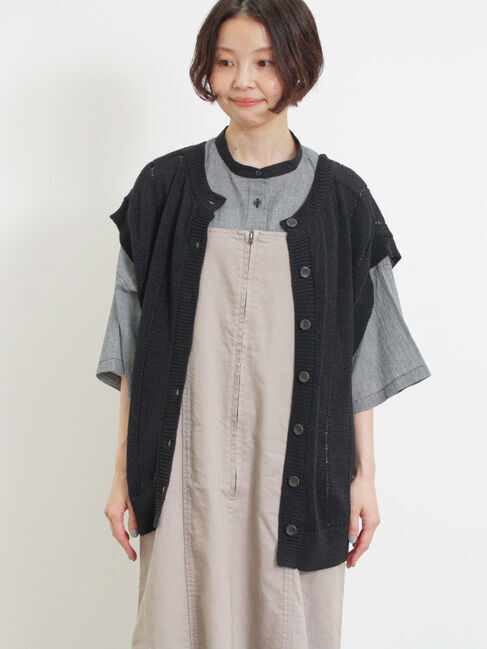 Samansa Mos2「テープヤーン前後2WAYベスト」|ダウンベスト・ベスト|