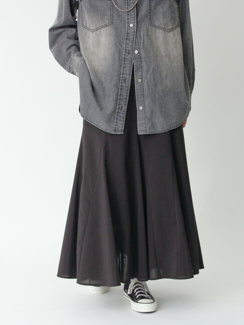 sm2rhythm「リネン混フレアスカート(セットアップ可)」|スカート|
