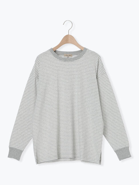 Samansa Mos2「天竺ベーシックロンT」|Tシャツ・カットソー|